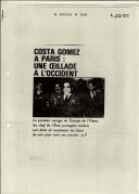 Costa Gomez a Paris: une ceillade a l'occident