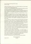 Carta de Francisco da Costa Gomes para Diogo Freitas do Amaral