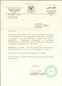 Carta de Mohamed Masoud el Habeshi para Francisco da Costa Gomes