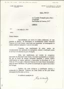 Carta de Luís de Azevedo para o Conselho Português para a Paz e Cooperação