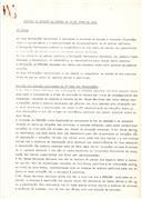 Cópia da ata da reunião entre as Delegações do Governo de Portugal e da Frelimo, Moçambique, realizada em 10 de junho de 1975