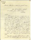 Carta de Adelino Lucas para António José de Almeida