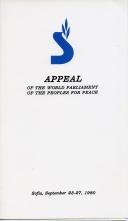 Appeal of World Parliament of the Peoples for Peace