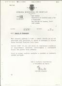 Carta de Jacinta Ricardo para o Presidente do Conselho Português para a Paz e Cooperação
