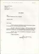 Carta de Levy Baptista para o Conselho Português para a Paz e Cooperação