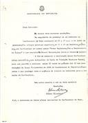 Cópia da carta de César Oliveira a Jorge Sampaio a convidá-lo para uma reunião de preparação da Conferência para a Paz e o Desarmamento na Europa