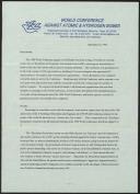 Carta da conferência mundial contra as bombas atómicas e de hidrogénio