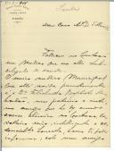 Carta de António C. Saldanha para António José de Almeida